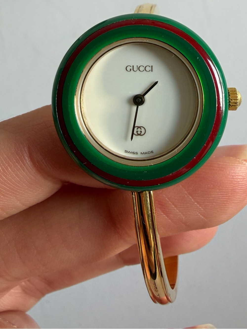 Vintage Gucci Change Bezel Watch Gold - Picture 5 of 11